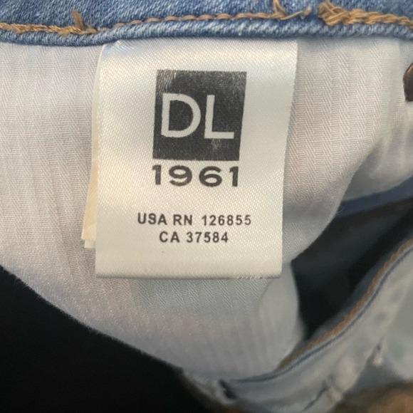 DL1961 Distressed Georgia Denim Skirt Supreme Size XS Jean Mini - Picture 8 of 9